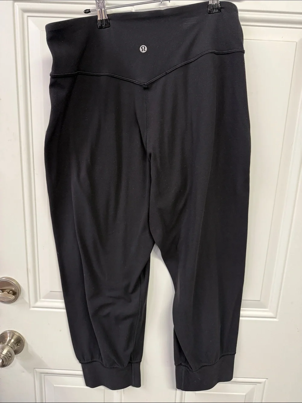 lululemon athletica Black Cropped Track Joggers